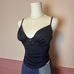 Triumph whimsigoth vamp babydoll bustier lace top coquette romantic club party